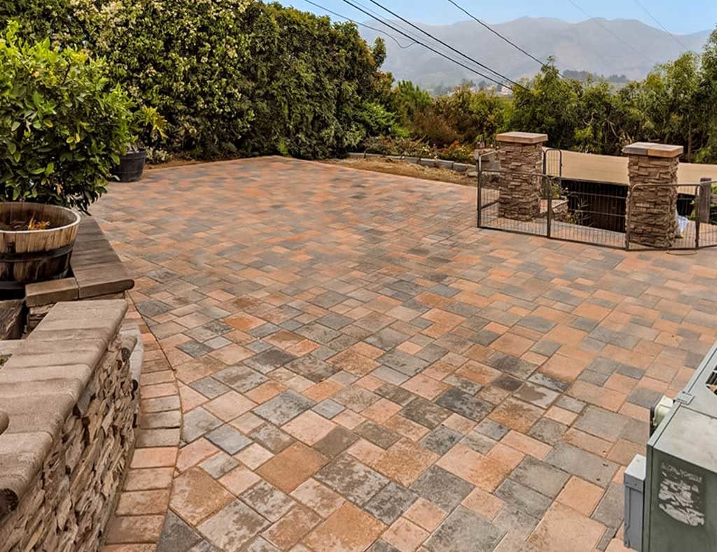  Cream Brown Charcoal paver color